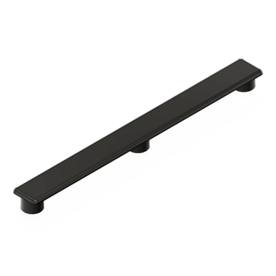 60-110-1 MODULAR SOLUTIONS POLYAMIDE PART<br>END CAP 180MM X 18.5MM BLACK